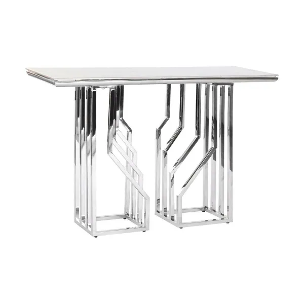 Salė DKD Home Decor Balta Sidabras 120 x 40 x 78 cm