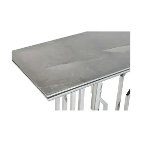 Hallipöytä DKD Home Decor Valkoinen Hopeinen 120 x 40 x 78 cm