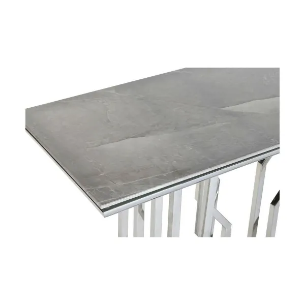 Salė DKD Home Decor Balta Sidabras 120 x 40 x 78 cm