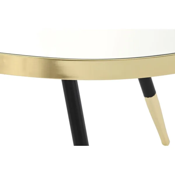 Centrālais galds DKD Home Decor spogulis Tērauds (110 x 50 x 41,5 cm)