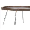 Centrinis stalas DKD Home Decor Ruda Sidabras Metalinis Plienas Medžio MDF 30 x 40 cm 78 x 78 x 41,5 cm