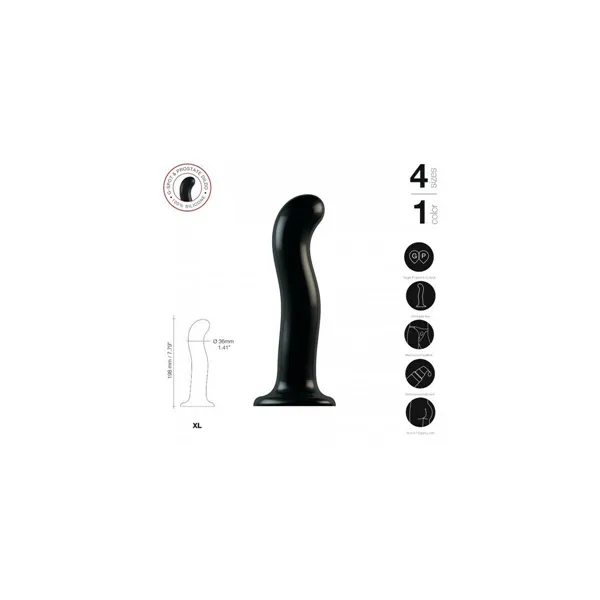 Dildo Strap-on-me POINT STIMULATOR Black XL