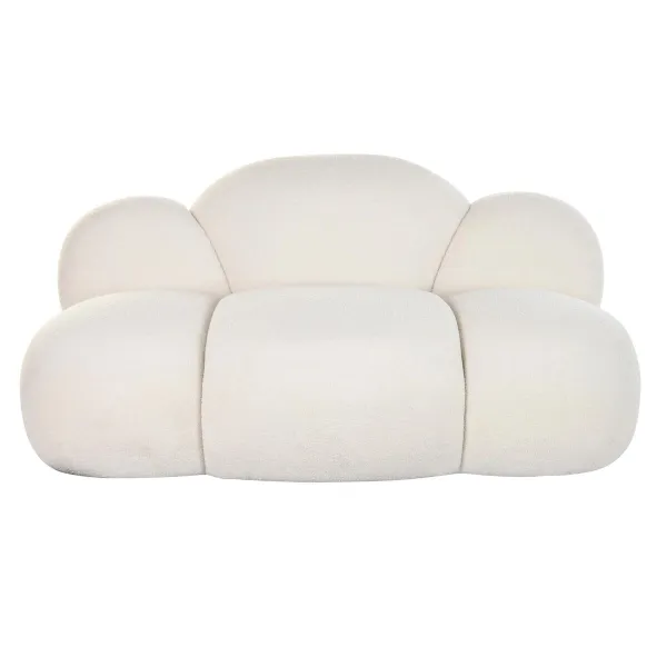 Sofa DKD Home Decor 149 x 76 x 77 cm Debesys Balta Šiuolaikiškas