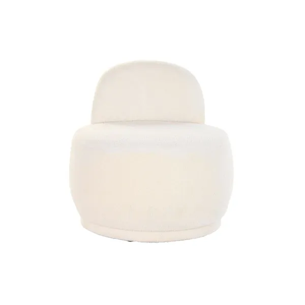 Fotelis DKD Home Decor Balta 66 x 66 x 66 cm
