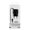 PURO Mini Travel Charger - Portable Wall Charger with Micro USB Cable (Black)