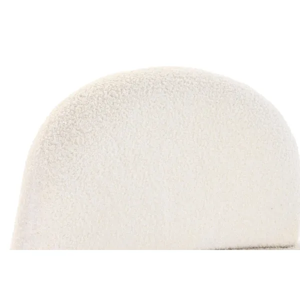 Fotelis DKD Home Decor Balta 66 x 66 x 66 cm