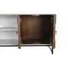 Televizoriaus baldai DKD Home Decor 180 x 40 x 60 cm Juoda Metalinis Balta Mango mediena