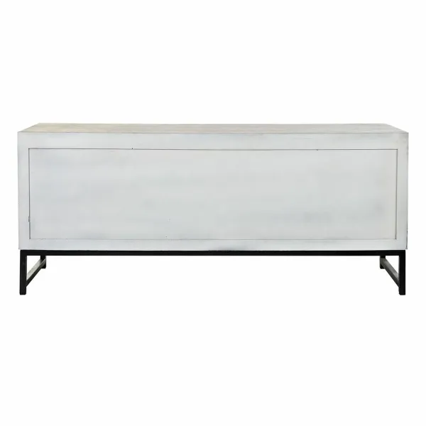 TV-kalusteet DKD Home Decor Metalli Mangopuu (130 x 40 x 55 cm)