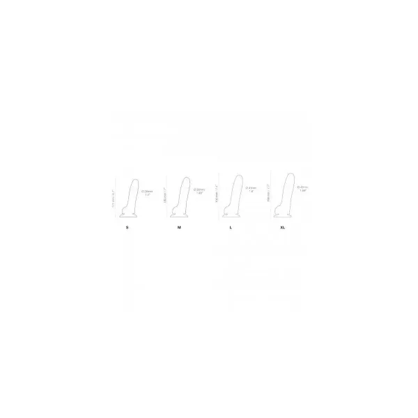 Dildo Strap-on-me Realistic Black L