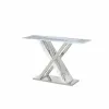 Koridors DKD Home Decor Balts Pelēks Sudrabains 120 x 40 x 75 cm