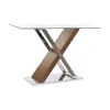 Мебель для прихожей DKD Home Decor Прозрачный Серебристый Темно-коричневый 120 x 40 x 75 cm