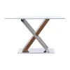 Мебель для прихожей DKD Home Decor Прозрачный Серебристый Темно-коричневый 120 x 40 x 75 cm