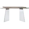 Мебель для прихожей DKD Home Decor Прозрачный Светло-серый 120 x 40 x 76 cm