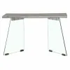 Мебель для прихожей DKD Home Decor Прозрачный Светло-серый 120 x 40 x 76 cm