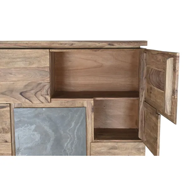 Шкаф DKD Home Decor Деревянный Коричневый (145 x 40 x 155 cm)
