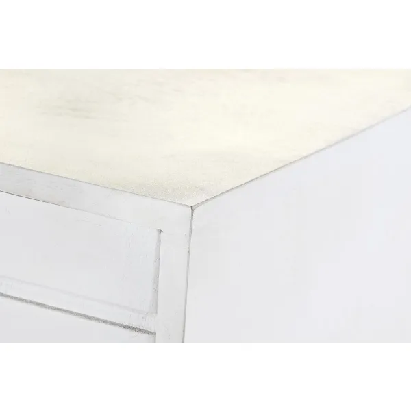 Устройство DKD Home Decor Белый Латунь Древесина манго 157 x 43 x 84 cm 153 x 43 x 84 cm ромбы