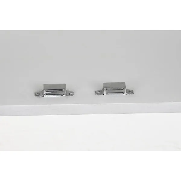 Устройство DKD Home Decor Белый Латунь Древесина манго 157 x 43 x 84 cm 153 x 43 x 84 cm ромбы