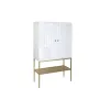 Sivupöytä DKD Home Decor Valkoinen Kullattu Metalli Mangopuu 91 x 44 x 152 cm