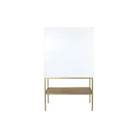 Bufete DKD Home Decor Balts Bronza Metāls Mango koks 91 x 44 x 152 cm