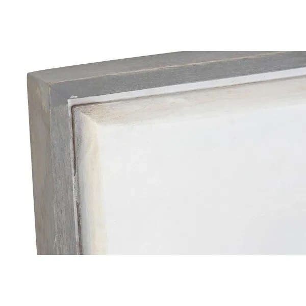 Sienas spogulis DKD Home Decor Balts Moderns Rombs 154 x 4 x 94 cm
