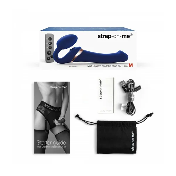 Vibrator Strap-on-me 6017401 Blue L