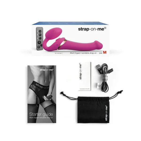 Vibrator Strap-on-me 6017449 Pink L