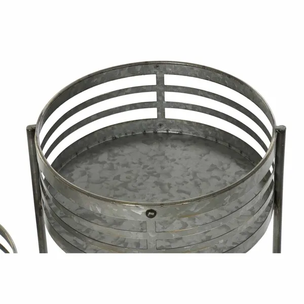 Kabantis šviestuvas DKD Home Decor 3 viename Pilka Metalinis Loft (47 x 35 x 72 cm)
