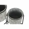 stādītājs DKD Home Decor Pelēks Metāls (82 x 25 x 81 cm)