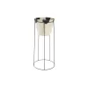 Kabantis šviestuvas DKD Home Decor Natūralus Juoda Metalinis Pluošta (30 x 30 x 62 cm)