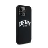 DKNY Liquid Silicone White Printed Logo MagSafe - Case for iPhone 13 Pro Max (black)