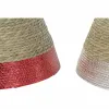Ziemassvētku svārki DKD Home Decor Jūraszāle (45 x 45 x 24 cm) (3 gb.)
