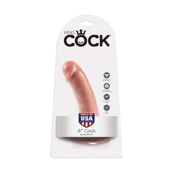 Cock 6 Inch Flesh King Cock 12502