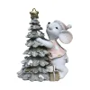 Ziemassvētku Nieciņš DKD Home Decor Pele Sveķi (10 x 6,5 x 11 cm) (2 gb.)