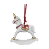 Ziemassvētku Nieciņš DKD Home Decor Zirgs Sveķi (6,5 x 3 x 9 cm) (2 gb.)