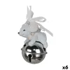 Joulukuusenpallo DKD Home Decor Hiiri Hartsi (7 x 4,5 x 9 cm) (6 osaa)