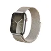Crong Milano Steel – Stainless Steel Strap for Apple Watch 44/45/46/49mm (Champagne)