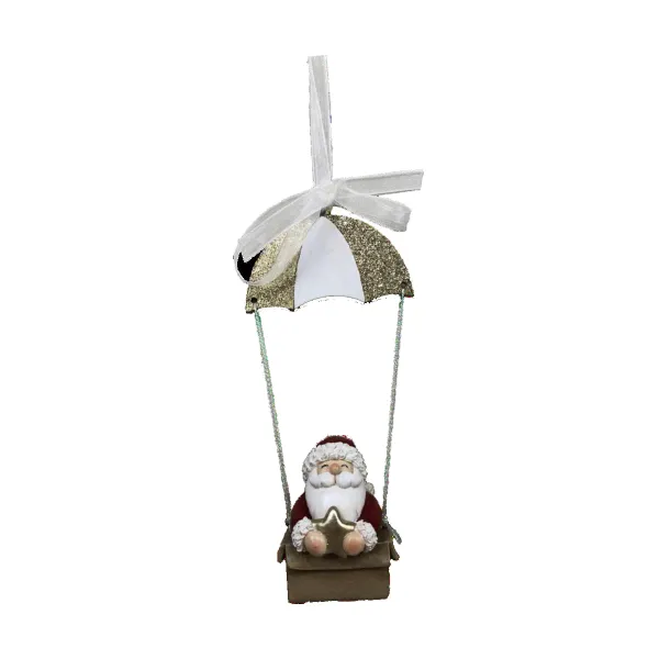 Новогоднее украшение DKD Home Decor Смола Дед Мороз (6,5 x 4 x 13,5 cm) (6 штук)