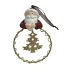 Joulukuusenpallo DKD Home Decor Hartsi Ympyrät (9 x 3 x 13,5 cm) (6 osaa)