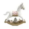 Ziemassvētku Nieciņš DKD Home Decor Zirgs Sveķi (14 x 3,5 x 14 cm) (2 gb.)