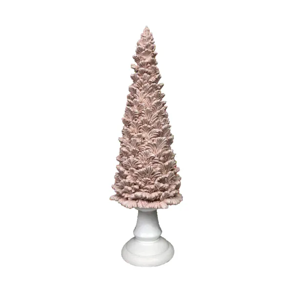 Новогоднее украшение DKD Home Decor Дерево Смола (10,5 x 10,5 x 32 cm) (2 штук)