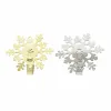 Servetėlės laikiklis DKD Home Decor Rinkinys Metalinis Snaigės (5 x 5 x 17 cm) (2 vnt.)