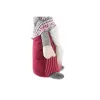 Ziemassvētku Nieciņš DKD Home Decor Puķu karuselis Poliesters (24 x 14 x 58 cm) (2 gb.)