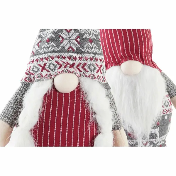 Новогоднее украшение DKD Home Decor Гном полиэстер (24 x 14 x 58 cm) (2 штук)