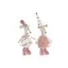 Dekoratyvinė figūrėlė DKD Home Decor Rožinė Pelė 16 x 11 x 55 cm (2 vnt.)