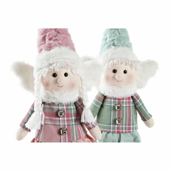Dekoratyvinė figūrėlė DKD Home Decor Kalėdos Burtininkė Poliesteris Angelas (15 x 10 x 53 cm) (2 vnt.)