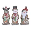 Светящееся украшение DKD Home Decor Рождество (18 x 7 x 40,5 cm) (3 штук)