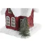 Миниатюрный дом DKD Home Decor Белый Красный 17 x 16,5 x 17 cm (2 штук)