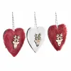 Kalėdinių papuošimų rinkinys DKD Home Decor Poliesteris (21 x 8 x 1 cm) (8 cm) (2 vnt.)