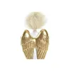 Новогоднее украшение DKD Home Decor Смола Ангел (7,5 x 5 x 21,5 cm) (2 штук)