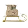 Ziemassvētku Nieciņš DKD Home Decor Sveķi Lācis (10 x 4 x 9,5 cm) (2 gb.)